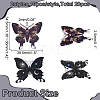 20Pcs 2 Styles Printed Acrylic Pendants OACR-WR0001-10-2