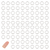 150Pcs 925 Sterling Silver Open Jump Rings STER-UN0001-01-1