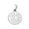 304 Stainless Steel Pendants SA-CBA34D4-03F-P-1