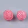Synthetic Coral Carve Beads CORA-S027-34A-2