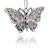 Vintage Butterfly Pendant Necklace Findings TIBE-M001-80A-2