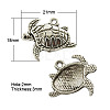 Tibetan Style Alloy Pendants TIBEP-22627-AS-NR-1