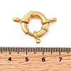 Brass Spring Ring Clasps KK-D407-01G-E-3