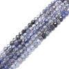 Natural Iolite/Cordierite/Dichroite Beads Strands G-P457-A03-11-1