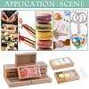 Foldable Paper Drawer Boxes with Clear Plastic Cover LS-CON-WH0095-68A-05-6