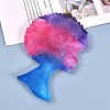 Afro Female Silicone Resin Molds DIY-L021-69-6