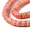 Handmade Polymer Clay Beads Strands CLAY-N008-009-B-02-2