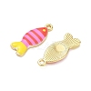 Printed Brass Pendants KK-CBA42CA-06G-07-2