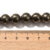 Natural Pyrite Beads Strands G-H059-A01-03-4