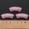 Transparent Crackle Acrylic Beads CACR-S009-001B-N26-5