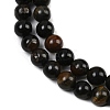 Natural Yellow Blue Tiger Eye(Dyed & Heated) Bead Strands G-P230-07-8mm-AB-4