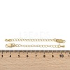 Brass Ends with Chains KK-P283-31G-3