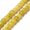 Natural Lemon Jade Beads Strands G-H078-C15-01-1