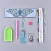 DIY Diamond Painting Stickers Kits For Bookmark Making DIY-R076-005-3