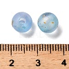Frosted Transparent Acrylic Beads X1-OACR-F013-13D-3