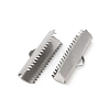 304 Stainless Steel Ribbon Crimp Ends STAS-E471-05N-P-2