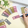 1 Set Glitter Acrylic Wine Glass Charms AJEW-GL0001-95-4