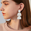 3 Pairs 3 Style Polymer Clay Dangle Stud Earrings with 316 Surgical Stainless Steel Pins EJEW-AN0004-28-6