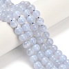 Natural Blue Lace Agate Beads Strands G-L634-B02-6mm-1