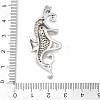 Ocean Brass Micro Pave Cubic Zirconia Pendants LS-KK-K411-04A-P-3