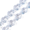 Transparent Glass Beads Strands DGLA-N021-02A-2