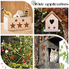 48Pcs 4 Styles Iron Pendants IFIN-GF0001-40-7