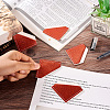 Glitter Imitation Leather Book Corner Protectors AJEW-TAC0038-03B-5