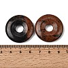 Natural Mahogany Obsidian Pendants G-A320-01A-13-3