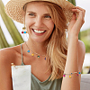 200Pcs Opaque Drawbench Acrylic Charms PALLOY-PHE00016-5