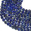 Dyed Natural Lapis Lazuli Beads Strands G-K389-B03-01-3