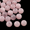 Round Imitation Gemstone Acrylic Beads OACR-R029-8mm-25-1