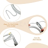 Textured Round Aluminum Wire AW-R004-2m-01-4