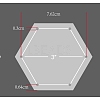 Acrylic Transparent Pressure Plate DIY-WH0158-46C-1