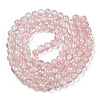 Transparent Crackle Baking Paint Glass Beads Strands DGLA-T003-01C-13-2