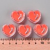 Transparent Enamel Acrylic Beads TACR-S155-004A-4