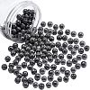 Electroplated Natural Lava Rock Beads G-NB0001-91B-1