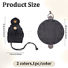 2Pcs 2 Colors Leather Jewelry Drawstring Storage Bags DIY-AN0001-32-2
