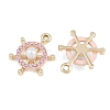 Alloy & Resin & ABS Plastic Pearl Pendants RE-CBA415D-37G-2