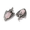 Natural Rose Quartz Faceted Big Pendants G-L524-03AS-08-3