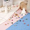 10Pcs Gemstone Charm Pendant Crystal Quartz Healing Natural Stone Pendants Buckle for Jewelry Necklace Earring Making Cra JX599A-5