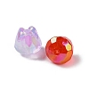 UV Plating Acrylic Imitation Jelly Beads OACR-D316-18-2