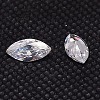 Cubic Zirconia Pointed Back Cabochons ZIRC-M003-6x3mm-007-2
