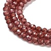 Natural Garnet Beads Strands G-B088-C11-02-4