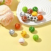 16Pcs 8 Styles All Kinds of Sports Balls Silicone Beads SIL-FS0001-02-2