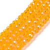 Electroplate Glass Beads Strands LS-EGLA-A034-T2mm-L11-1