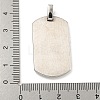 Non-Tarnish 304 Stainless Steel Pendants STAS-F307-15P-3