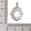 925 Sterling Silver Micro Pave Cubic Zirconia Pendant Settings STER-H113-05P-02-3