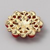 Alloy Rhinestone Cabochons ALRI-WH0008-39G-02-2