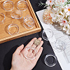 Acrylic Column Necklaces Display Stands ODIS-WH20003-03-3