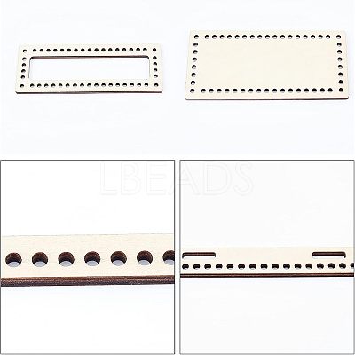Poplar Wooden Basket Bottoms DIY-WH0184-19-1